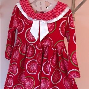 Counting Daisies Christmas Ornament Dress